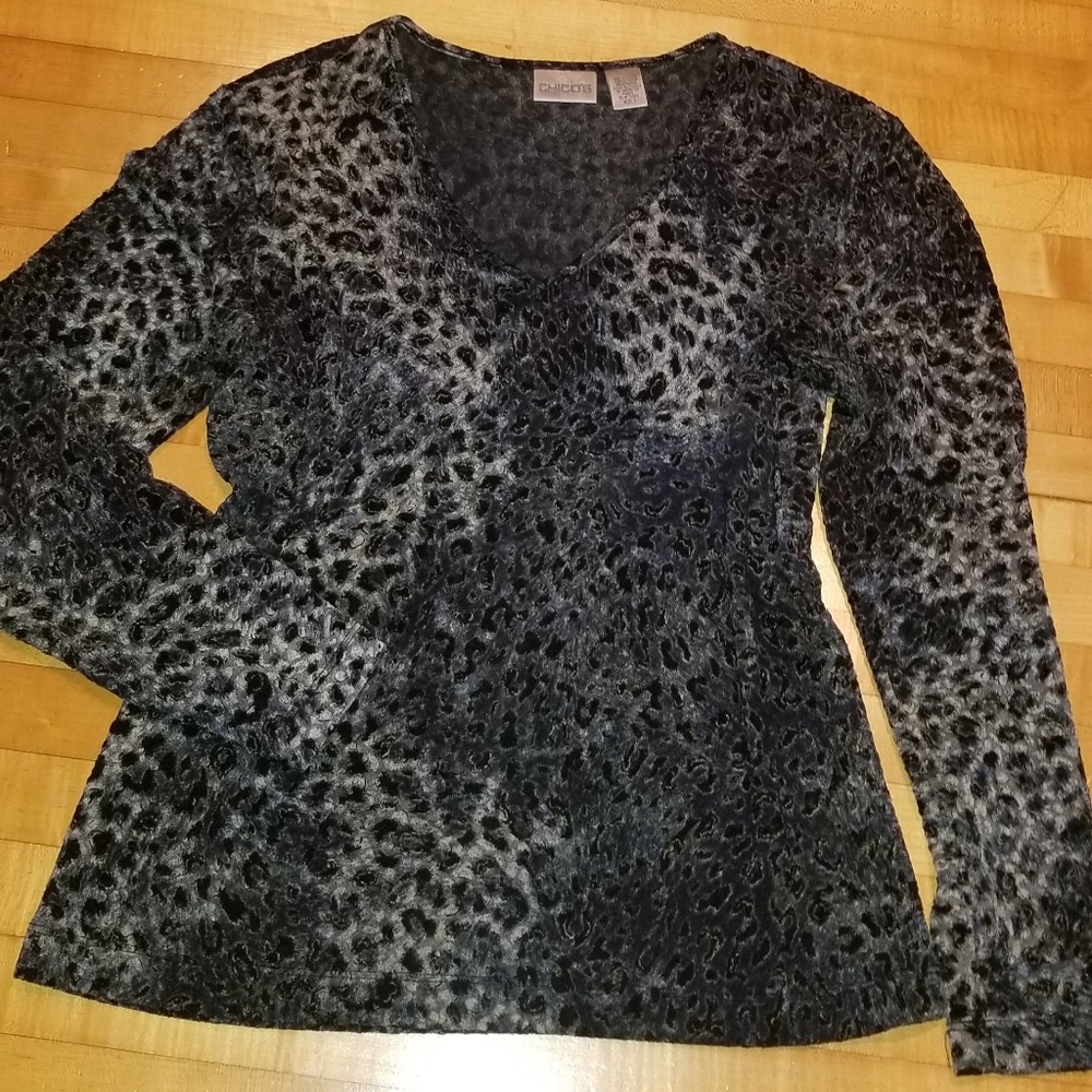 Chico's Stretchy Pullover Top, Size M/1